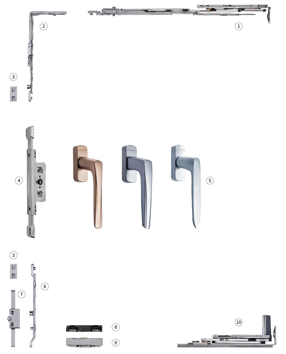 MH-YNXC04A建筑窗用內(nèi)平開(kāi)下懸窗五金系統(tǒng)